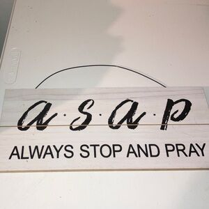 Mainstays Black and White Inspirational Wall Art